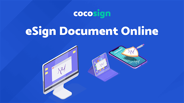 sign a document