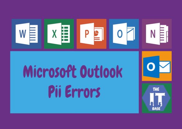 Microsoft Outlook Pii Errors