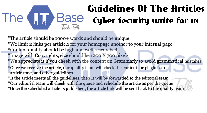 Cyber Security Write for Us