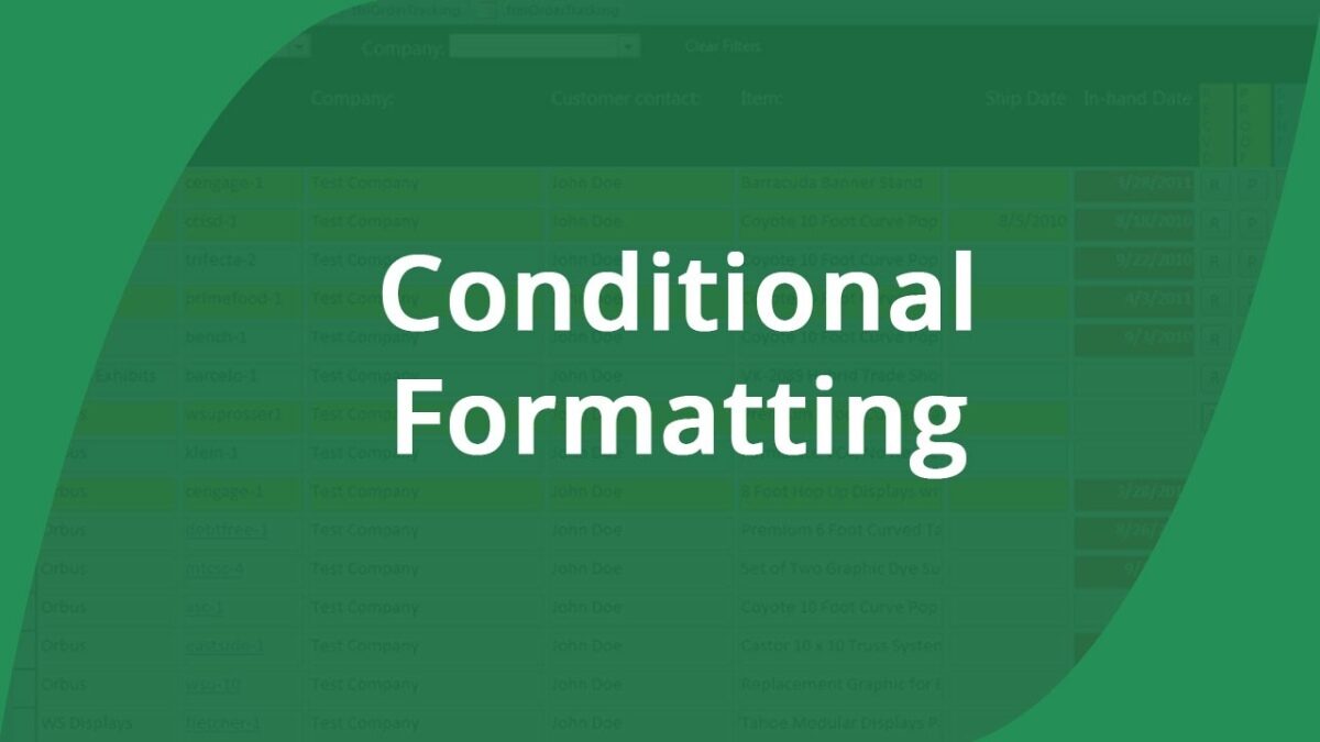 Benefits Of Using Conditional Formatting Within Your Organization