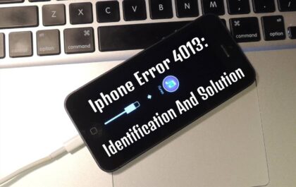 Iphone Error 4013 Identification And Solution