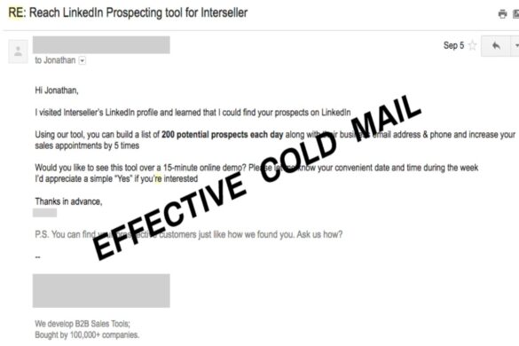 Effective Cold Mail