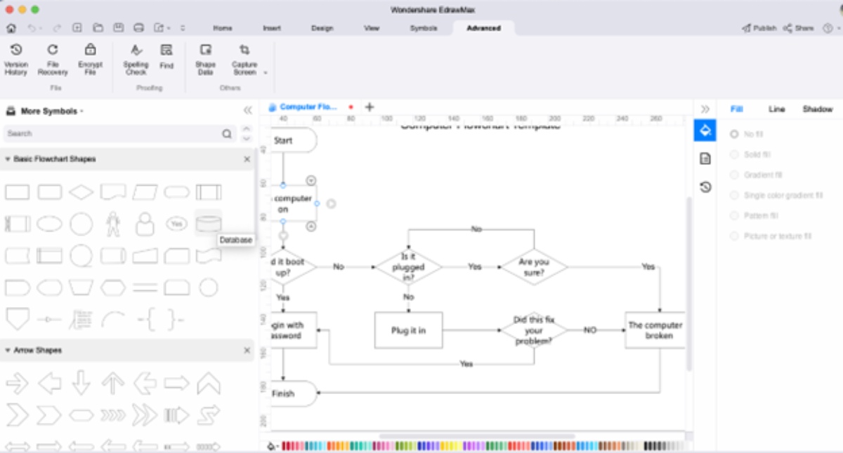 Add Components Flowchart Easier With EdrawMax