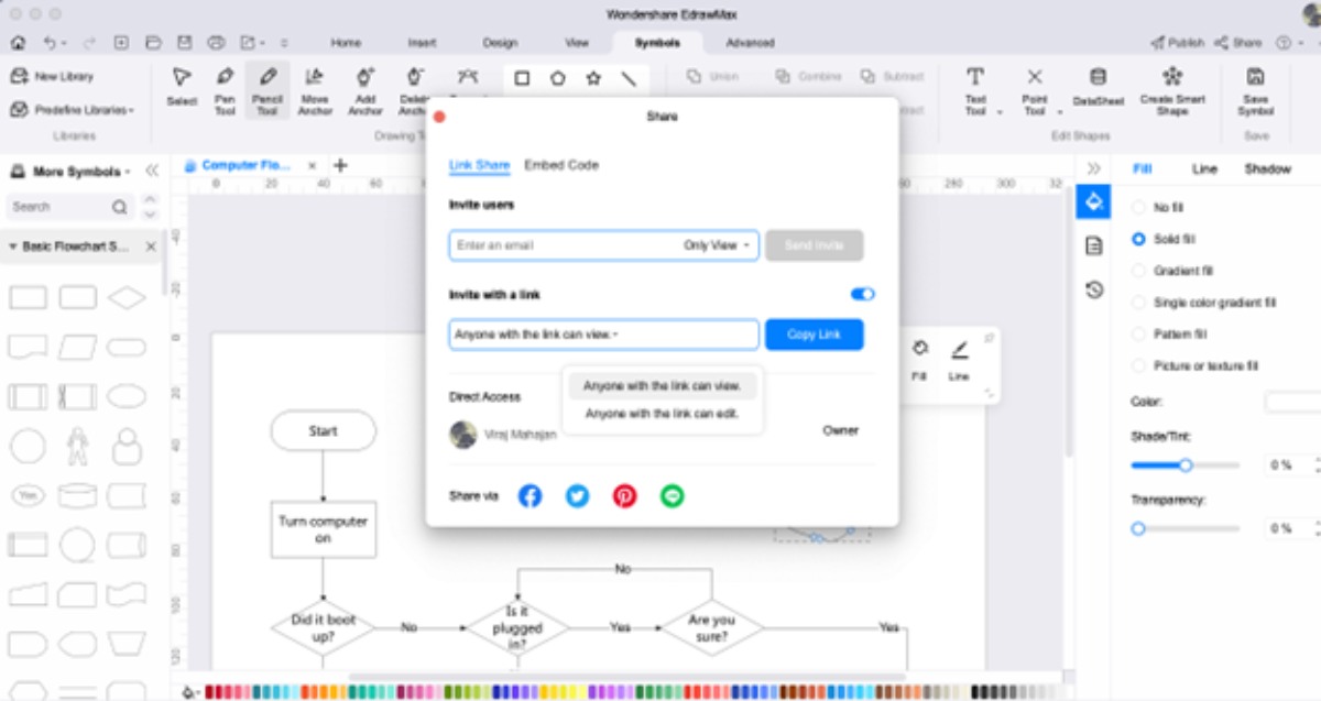  Flowchart Easier Export & Share