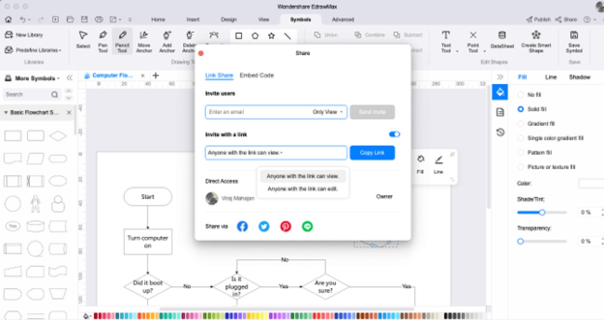  Flowchart Easier Export & Share