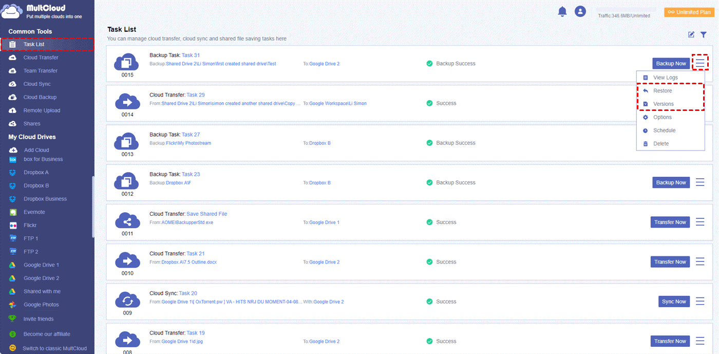 Monitoring Backup Progress