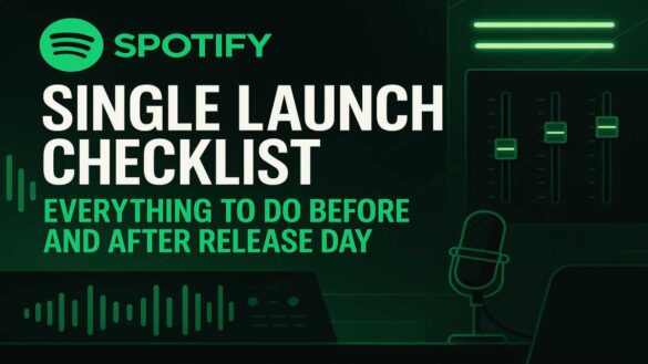 Spotify Single Launch Checklist