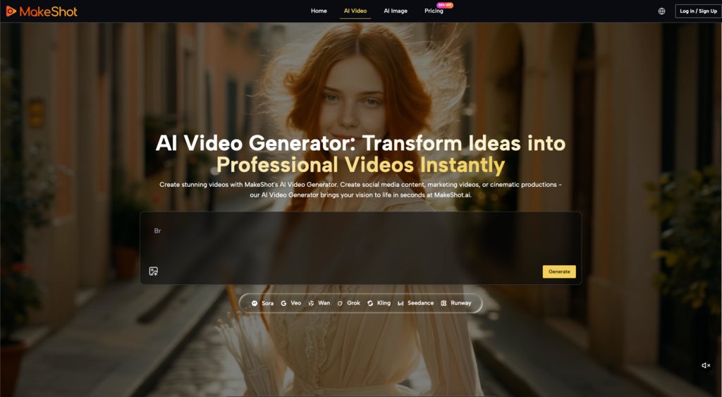 makeshot - ai video generator