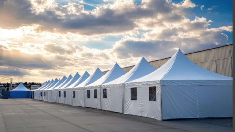 steel and aluminum canopy frames