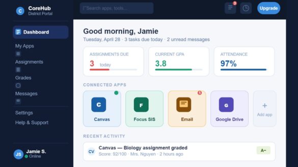core app dashboard