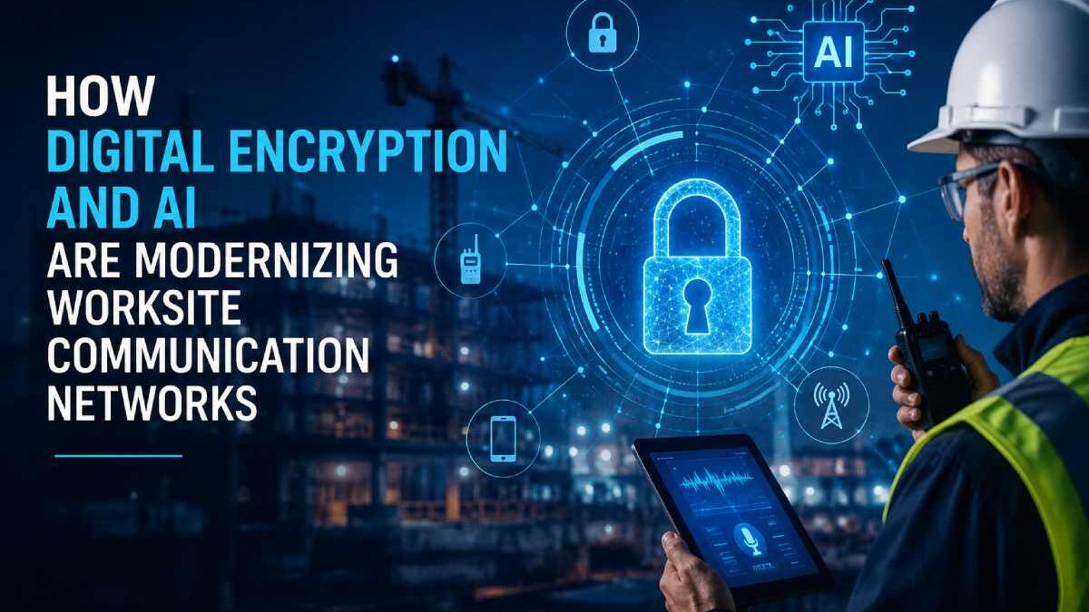 How Digital Encryption and AI Are Modernizing Worksite Communication Networks