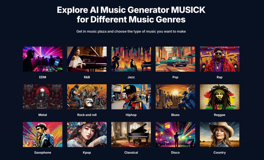 ai music generated through the platform