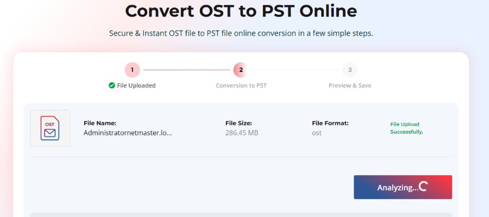 convert ost to pst online