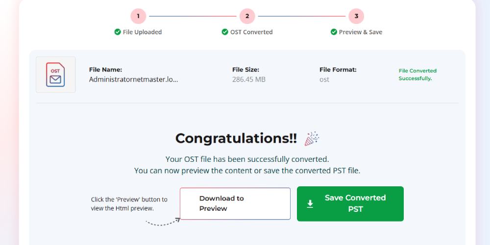 convert to pst