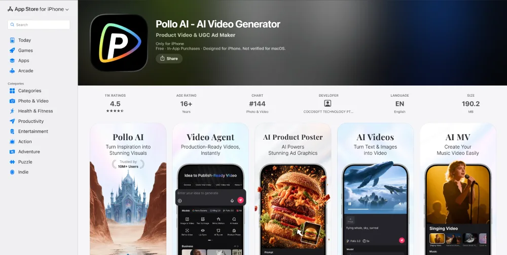 pollo ai- your all-in-one video tool