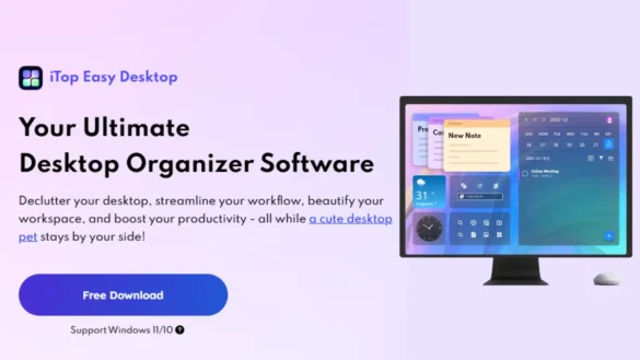 how i turned my chaotic screen into a calm workspace with itop easy desktop