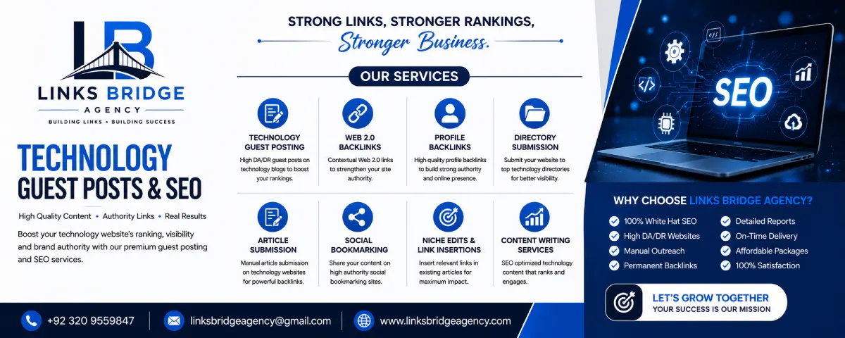 Links Bridge Agency Technology Guest Posts & SEO