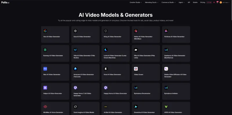 select seedance 2.5 on pollo ai and start creating