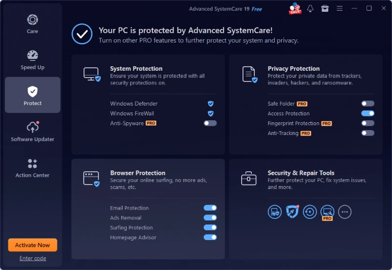browser protection was another part of my routine
