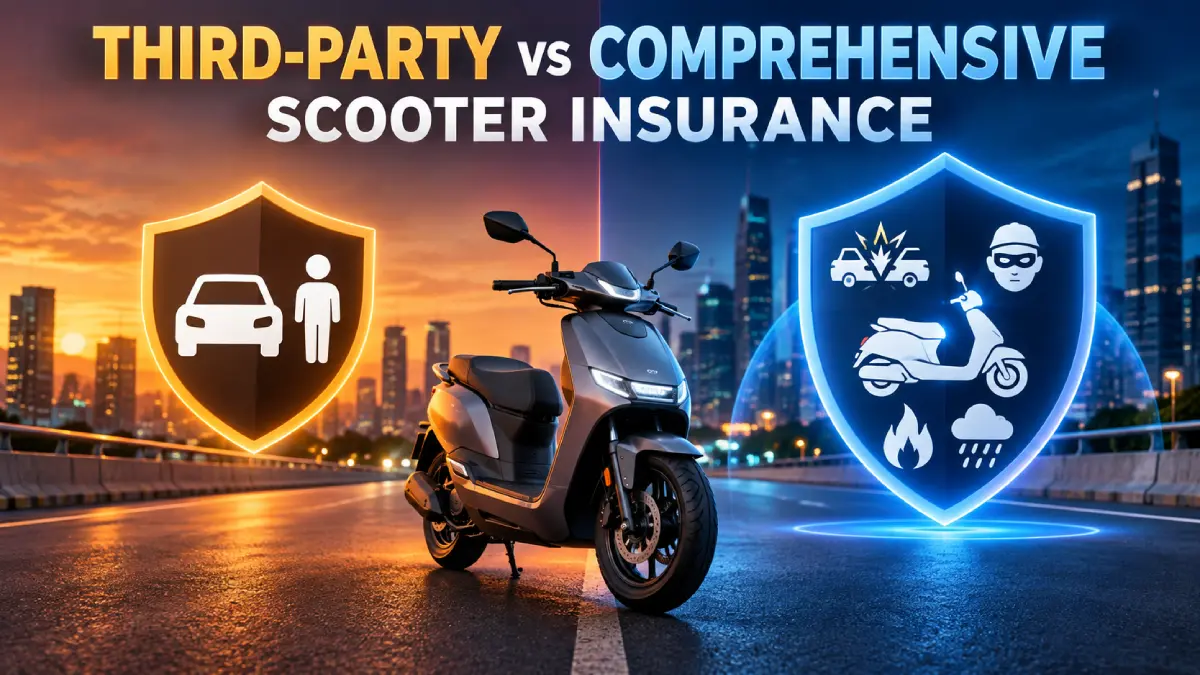 Third-Party vs Comprehensive Insurance: Finding the Right Cover for Your Scooter
